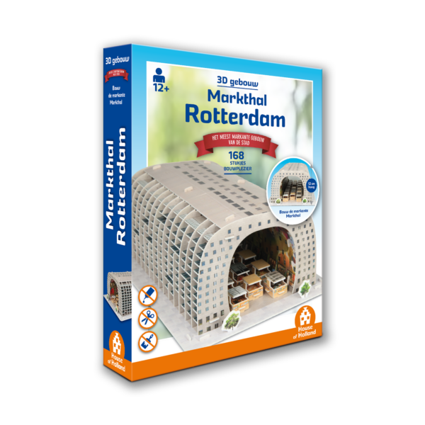 Afbeelding van de 3D bouwset van de markthal