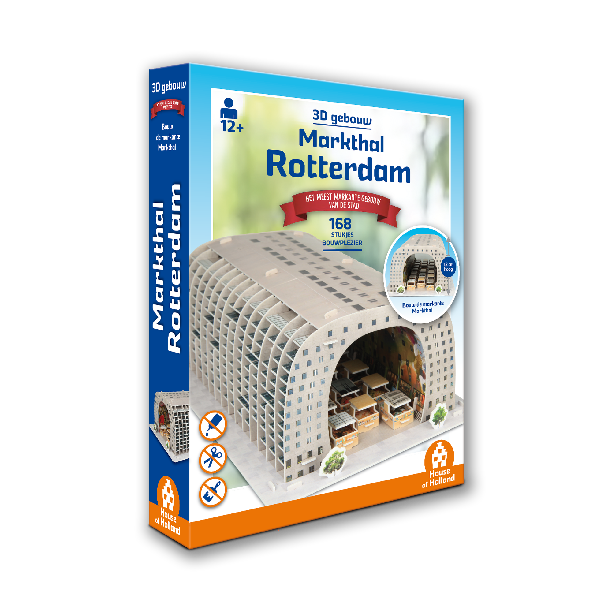 Afbeelding van de 3D bouwset van de markthal
