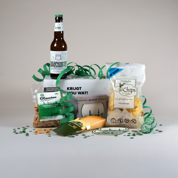 Afbeelding van een borrelpakket bier gezelliger