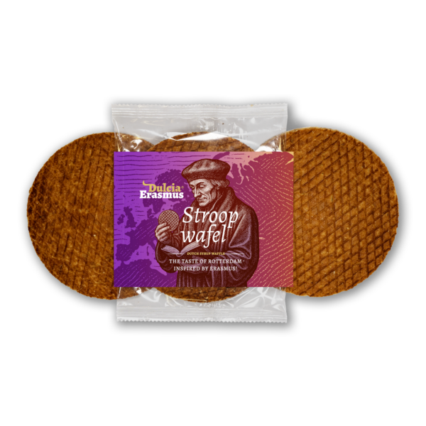 Afbeelding van de Dulcia Erasmus stroopwafel xxl