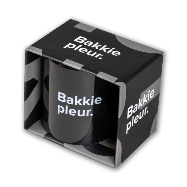 Afbeelding van een bakkie pleur mok in cadeauverpakking