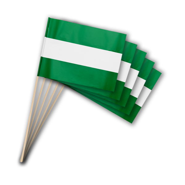 Afbeelding van rotterdamse papieren vlaggetjes 5 stuks