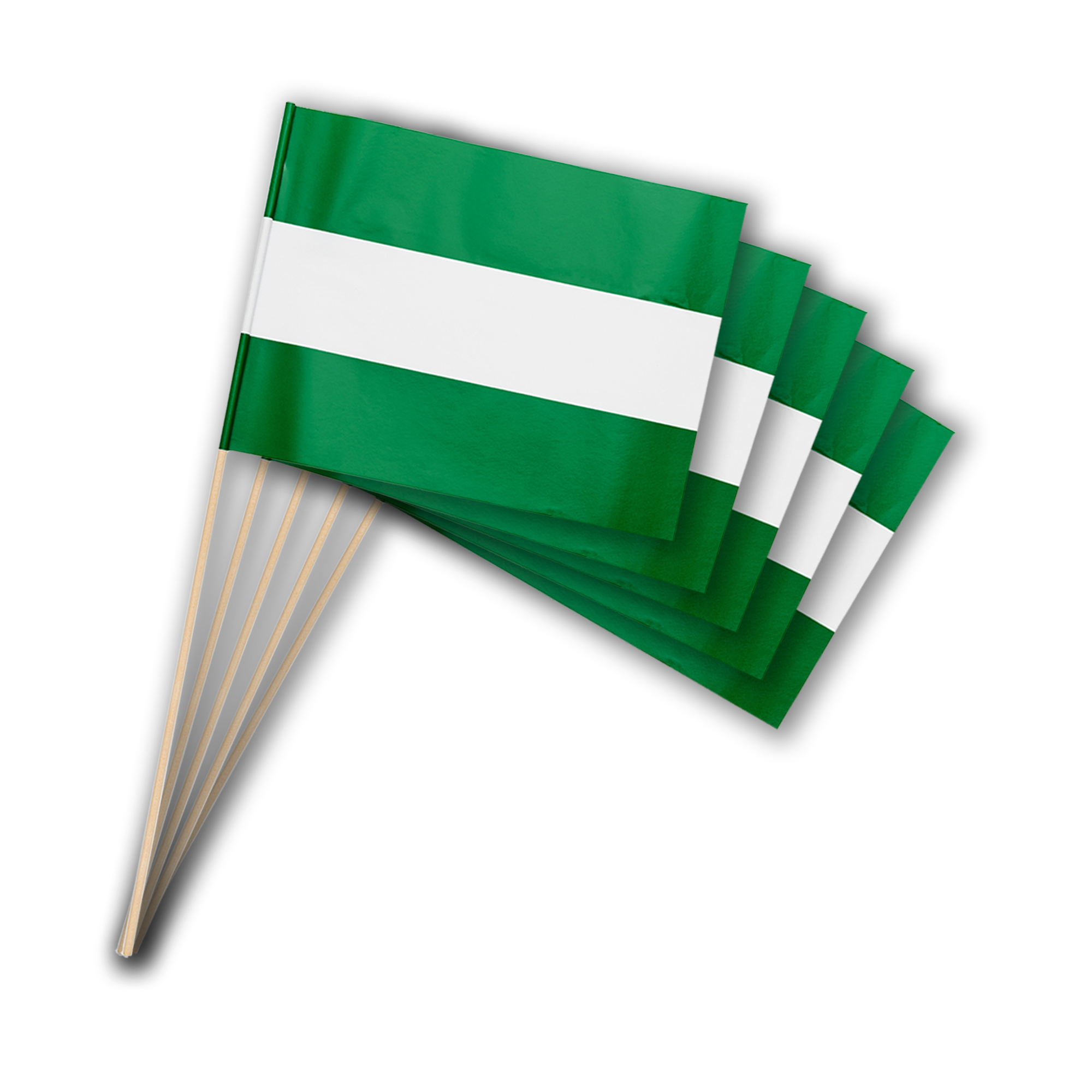 Afbeelding van rotterdamse papieren vlaggetjes 5 stuks