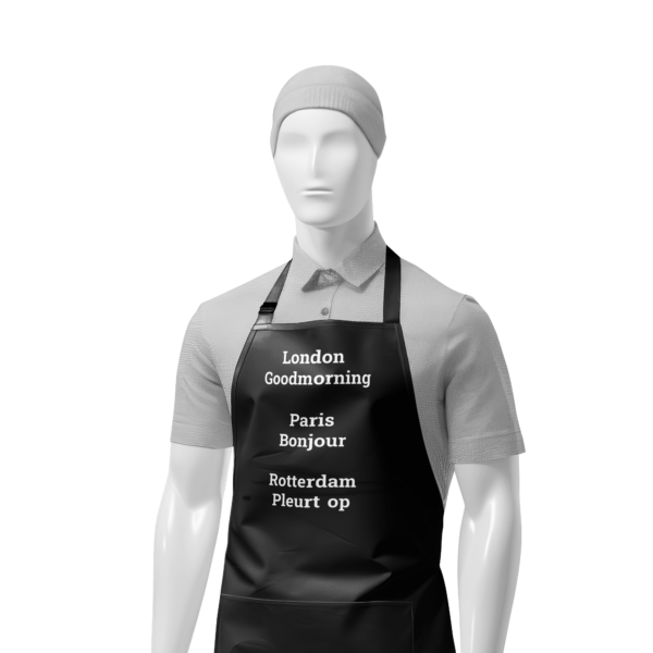 Afbeelding van schort london parijs rotterdam