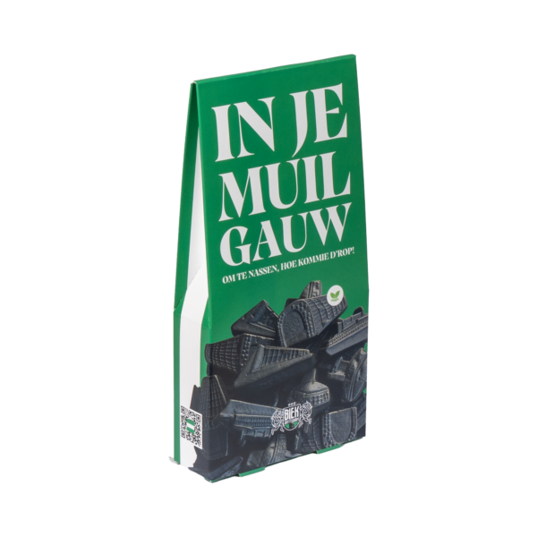 Afbeelding van een staverpakking drop in je muil gauw