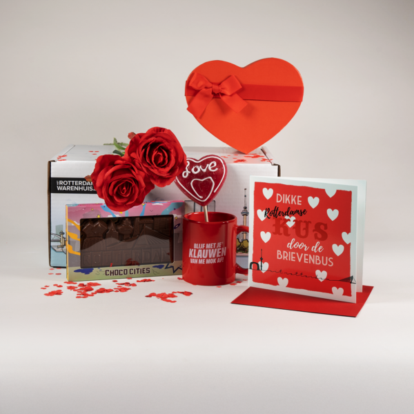 Afbeelding van een valentijnspakket bakkie doen