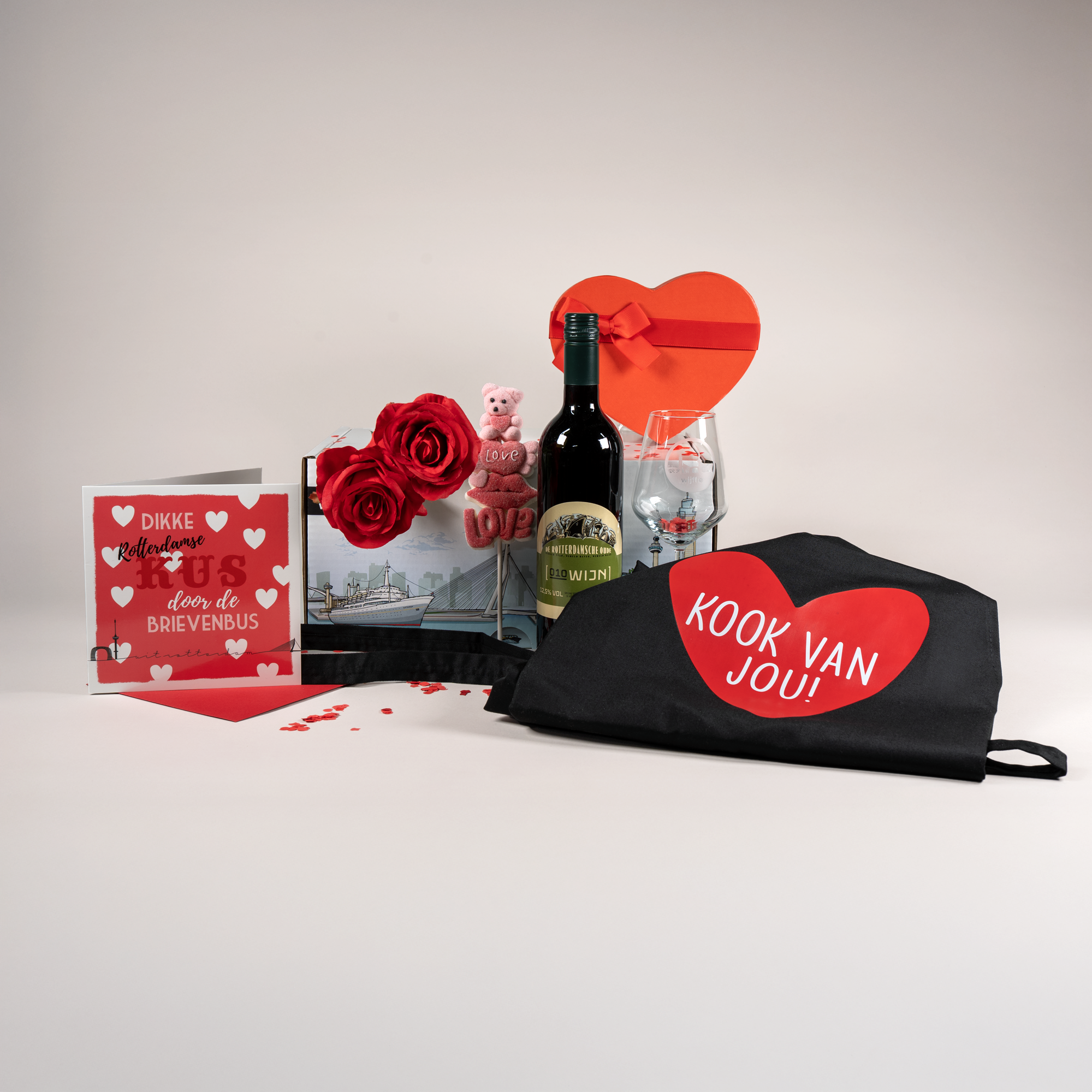 Afbeelding van een valentijnspakket kook van jou