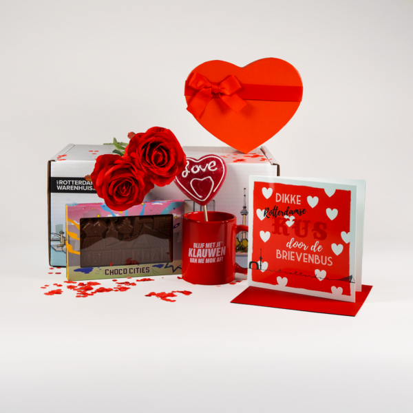 Afbeelding van een valentijnspakket bakkie doen