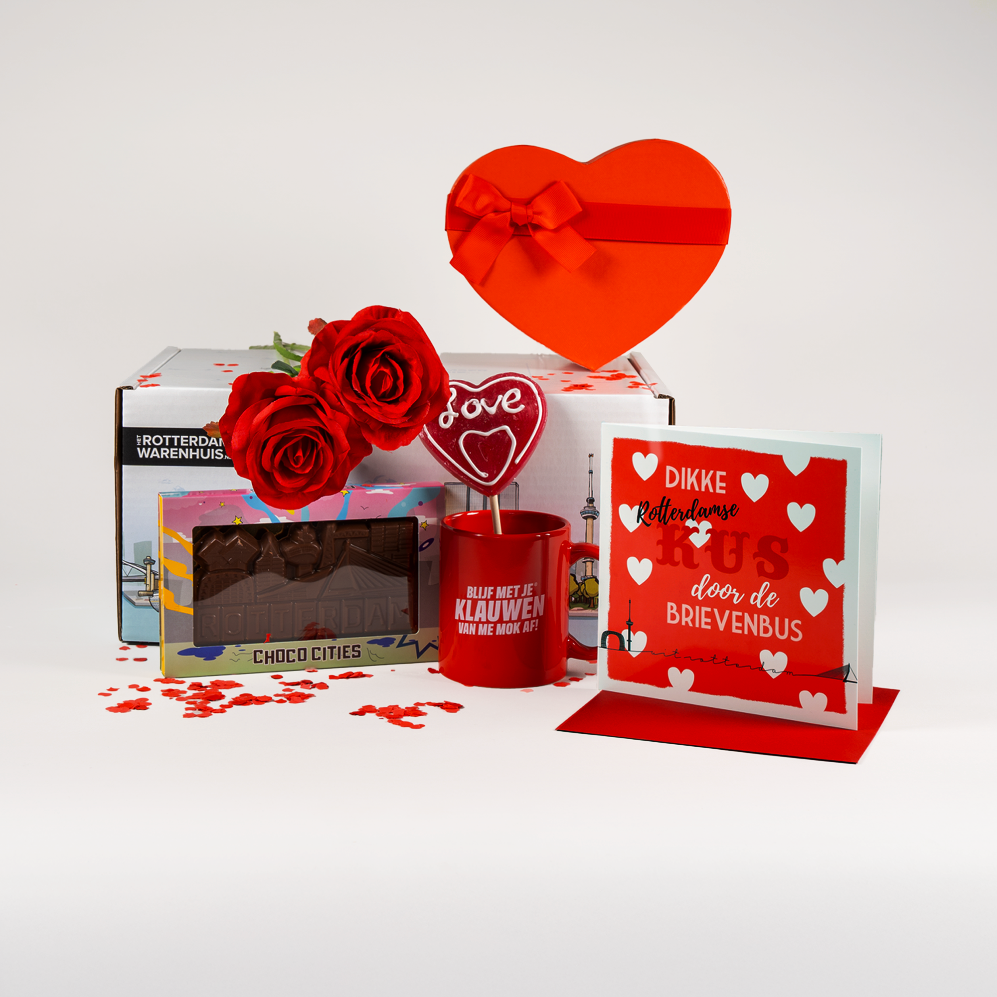 Afbeelding van een valentijnspakket bakkie doen