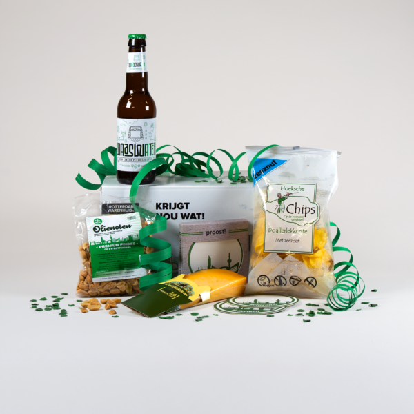 Afbeelding van een borrelpakket bier gezelliger