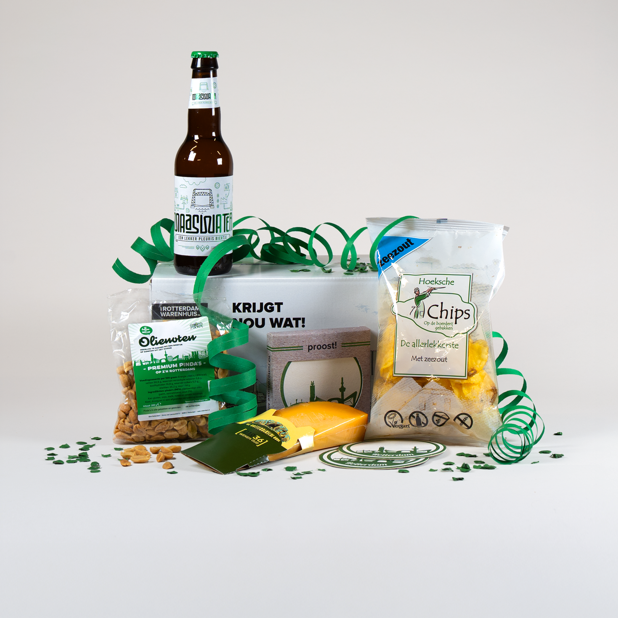 Afbeelding van een borrelpakket bier gezelliger