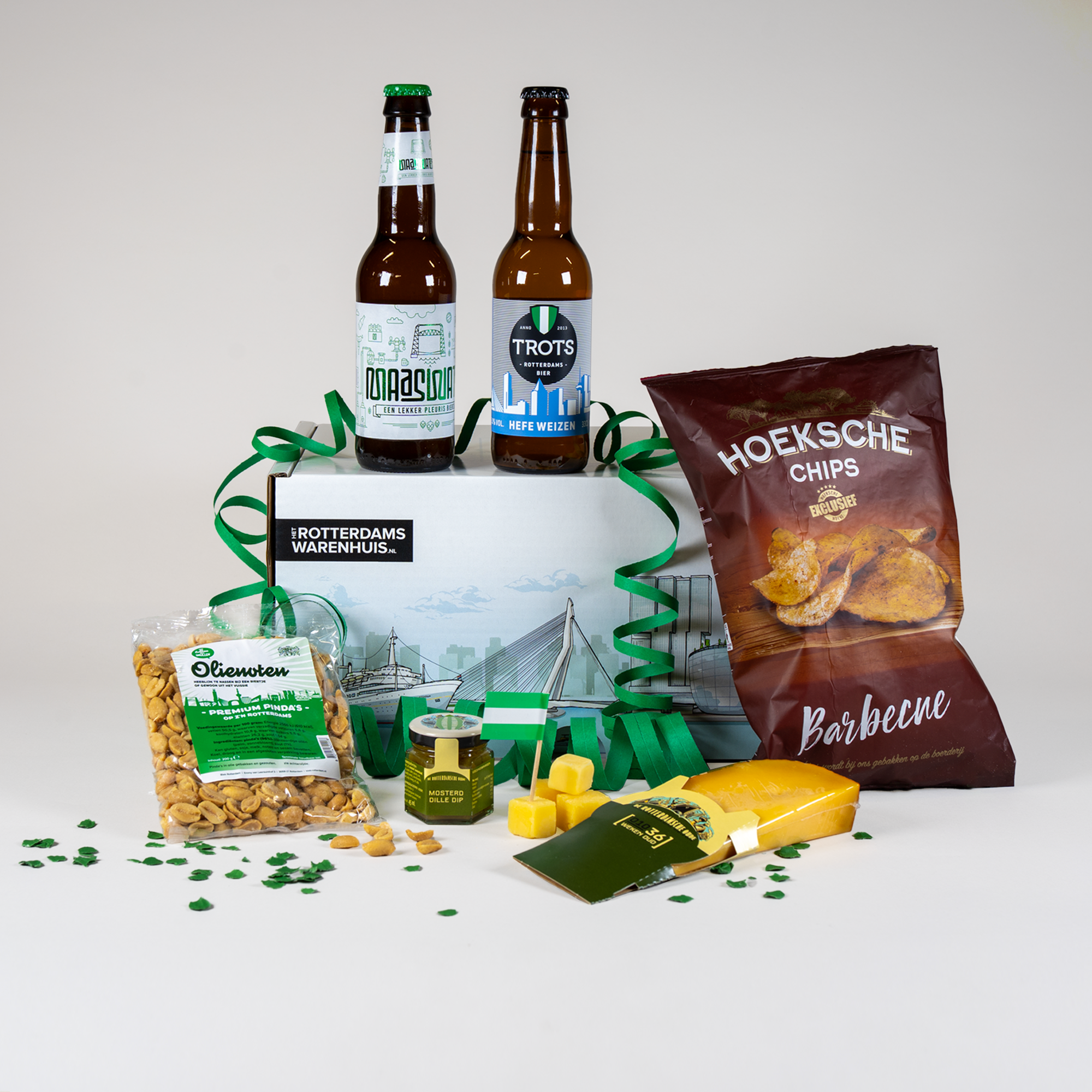 Afbeelding van een borrelpakket bier gezelligst