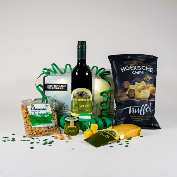 Afbeelding van borrelpakket rode wijn Hijsfijn