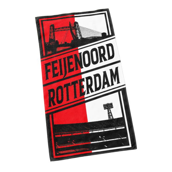 Afbeelding van strandlaken "Feyenoord Rotterdam"