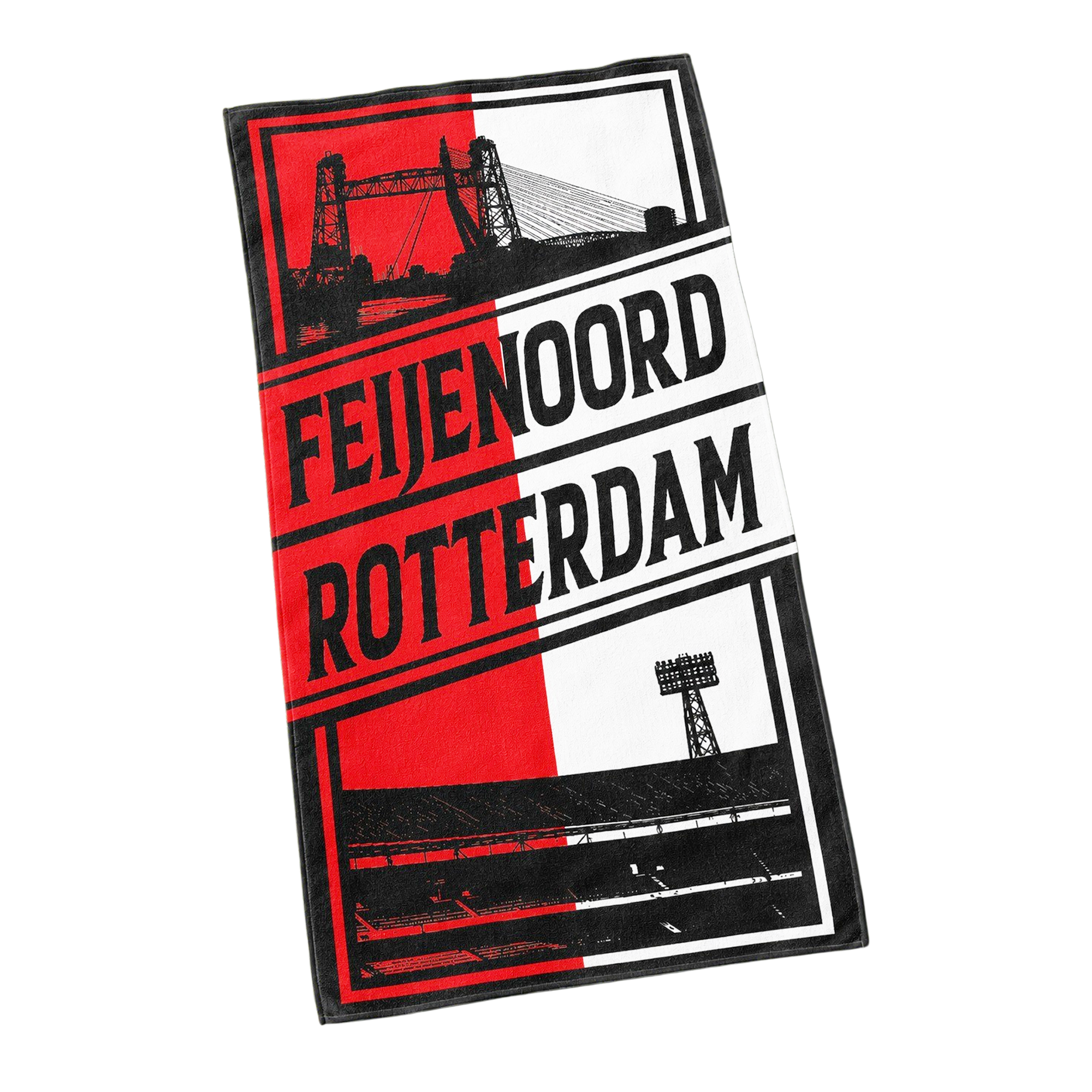 Afbeelding van strandlaken "Feyenoord Rotterdam"