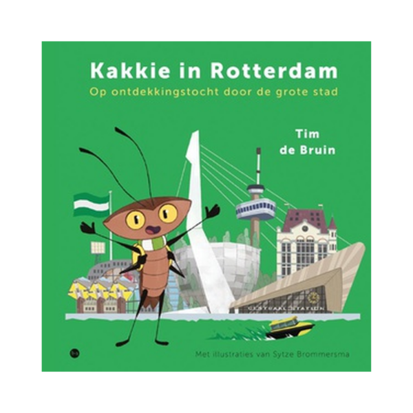 Cover van het prentenboek Kakkie in Rotterdam van Tim de Bruin