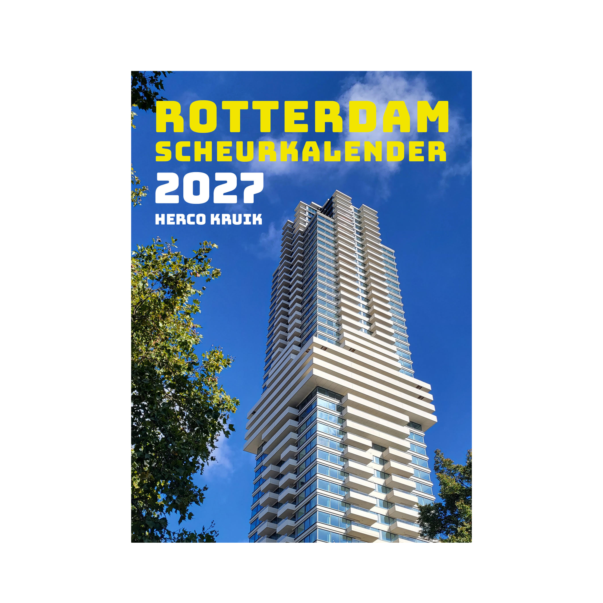Voorzijde van de Rotterdamse scheurkalender 2027
