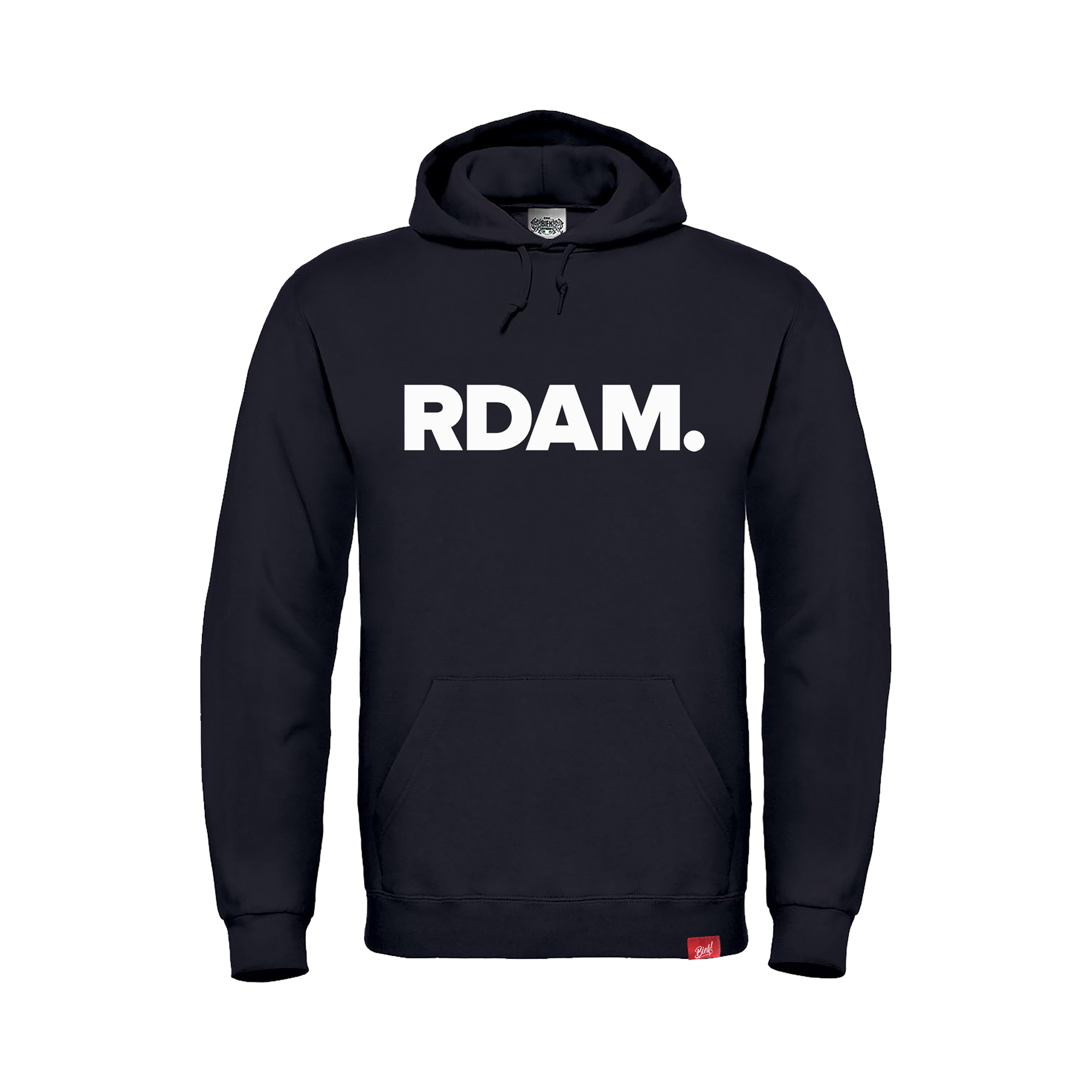 Afbeelding van de Hoodie RDAM. zwart